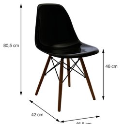 Cadeira Base de Madeira Eames - 3