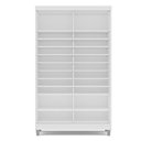 Ver imagem 5 de Sapateira Diamante 2 Portas de Correr e 20 Prateleiras com Diferentes Níveis Yescasa Branco