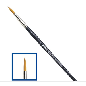 Pincel Redondo N° 6 Art 500 Taklon Giotto - Caixa 12 Unid.