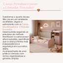 Ver imagem 2 de Kit Quarto Infantil Cama Montessoriana Solteiro + Cômoda Trocador Rosa