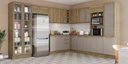 Ver imagem 1 de Armário de Cozinha Modulada Completa Reta 13 Peças 3,39x2,98m Botanic Kappesberg - Nogueira/Fendi