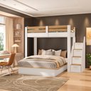 Ver imagem 2 de Beliche Family Adulto com Cama Casal Star Plus Casatema MadeiraOriginals