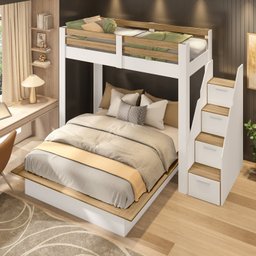Beliche Family Adulto com Cama Casal Star Plus Casatema - 6