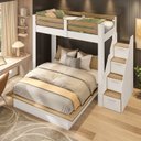 Ver imagem 6 de Beliche Family Adulto com Cama Casal Star Plus Casatema MadeiraOriginals