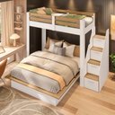 Ver imagem 6 de Beliche Family Adulto com Cama Casal Star Plus Casatema MadeiraOriginals