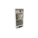 Ver imagem 4 de Armário Cabideiro Marina M19 100% Mdf Closet Lojas Expositor Vetorial Móveis Branco