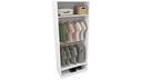 Ver imagem 4 de Armário Cabideiro Marina M19 100% Mdf Closet Lojas Expositor Vetorial Móveis Branco