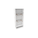 Ver imagem 5 de Armário Cabideiro Marina M19 100% Mdf Closet Lojas Expositor Vetorial Móveis Branco