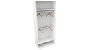 Ver imagem 5 de Armário Cabideiro Marina M19 100% Mdf Closet Lojas Expositor Vetorial Móveis Branco