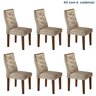 Conjunto 6 Cadeiras para Sala de Jantar Germany - 1
