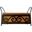 Ver imagem 1 de Porta Talher e Utensílios Ferro e Madeira - Mesa Posta - Decoração