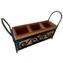 Ver imagem 4 de Porta Talher e Utensílios Ferro e Madeira - Mesa Posta - Decoração