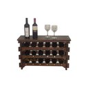 Ver imagem 1 de Adega para Vinho 18 Garrafas Tipo Mesinha Cor Imbuia C6