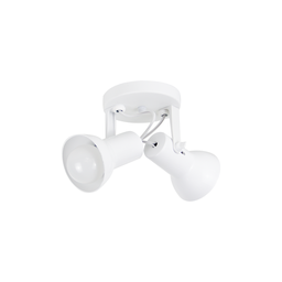 Spot Sobrepor 2 Lâmpadas Direcionável E-27 Branco - 1