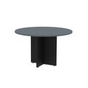Ver imagem 1 de Mesa Reunião Redonda MRR1100P25PP Cinza e Preto