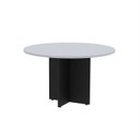 Ver imagem 1 de Mesa Reunião Redonda MRR1100P25PP Cinza e Preto