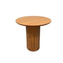 Ver imagem 1 de Mesa Lateral Cilíndrica 41cm Freijó