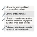 Ver imagem 7 de Jogo 5 Facas + Tesoura Suporte 7 Peças Black Berlinger Haus