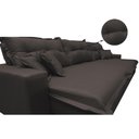 Ver imagem 4 de Sofá Retrátil e Reclinável 3.82m com Molas Ensacadas Cama inBox Prime Tecido Linho Marrom