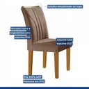 Ver imagem 5 de Conjunto 4 Cadeiras para Sala de Jantar Laguna