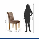 Ver imagem 2 de Conjunto 6 Cadeiras para Sala de Jantar Laguna