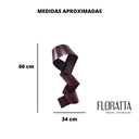 Ver imagem 2 de Decoração Escultura de Parede Abstrata em Aço Cor Bordô Exclusiva no Brasil Para Sala Quarto Escrit