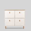 Ver imagem 1 de Sapateira de Parede Nala 4 Portas Madeira/branco