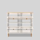 Ver imagem 2 de Sapateira de Parede Nala 4 Portas Madeira/branco