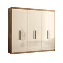 Ver imagem 1 de Guarda Roupa 6 Portas Casal Cancún Amêndola Off White
