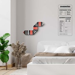 Cobra Coral - Quadros ou Placas Modulares com 8 Peças - 2