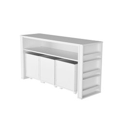 Rack com Baús Porta Carrinhos e Porta Livros Jorge 100% Mdf Woodcore - 2