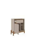 Ver imagem 2 de Bar Bari Cor:off White/cedro