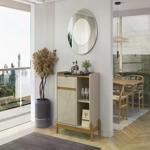 Bar Bari Cor:off White/cedro