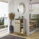 Ver imagem 1 de Bar Bari Cor:off White/cedro