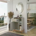 Ver imagem 6 de Bar Bari Cor:off White/cedro