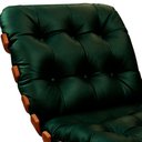 Ver imagem 4 de Poltrona Decorativa Laura 65cm Couro Verde - Sallar Home