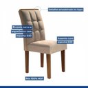 Ver imagem 5 de Conjunto 6 Cadeiras Estofadas Madri