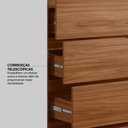 Ver imagem 5 de Guarda Roupa Casal 6 Portas e 6 Gavetas Equador - Nogueira Touch Nogueira Touch