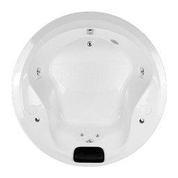 Banheira Redonda Siberia Completa com Hidro em Acrílico - 127v - 1