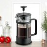 CAFETEIRA FRANCESA CHALEIRA EM VIDRO CREMEIRA PARA CAFE BULE PRENSA FRENCH PRESS 600ML - 2