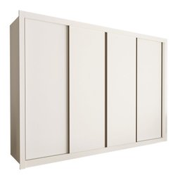 Conjunto Guarda Roupa Casal Premium 279,3cm 4 Portas e Cômoda 129,5cm 1 Porta 4 Gavetas Minastex - 3