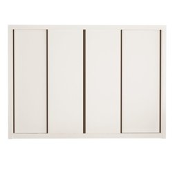 Conjunto Guarda Roupa Casal Premium 279,3cm 4 Portas e Cômoda 129,5cm 1 Porta 4 Gavetas Minastex - 12