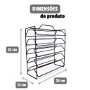 Ver imagem 2 de Porta 50 Cápsulas Café Dolce Gusto Suporte Reforçado Preto