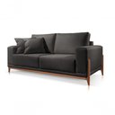 Ver imagem 1 de Sofá 3 Lugares Fixo Living Bellagio Linho Preto 12t 2,3m