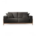 Ver imagem 2 de Sofá 3 Lugares Fixo Living Bellagio Linho Preto 12t 2,3m