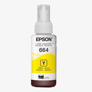 Tinta Epson T664420al T664420 T664 Amarelo | L200 L375 L220 L110 L355 L555 L455 L365 | 70ml - Cartuc