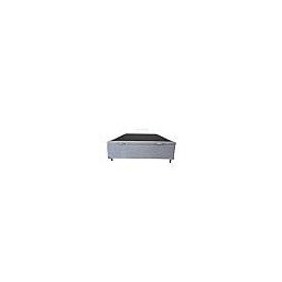 Base Cama Box com Baú Solteiro, Queen, Casal, King Suede Cinza - Cinza - Casal - 5