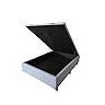 Base Cama Box com Baú Solteiro, Queen, Casal, King Suede Cinza - Cinza - Casal - 8