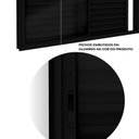 Ver imagem 5 de Janela Veneziana de Aluminio de Correr Lateral 100x150cm Lucasa Ideale Preto