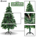 Ver imagem 3 de Árvore de Natal Pompom Verde com Neve Nevada Luxo Grande 1,80m 360 Galhos Cheia Premium Luvinco